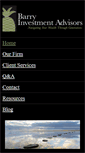 Mobile Screenshot of barryinvestmentadvisors.com