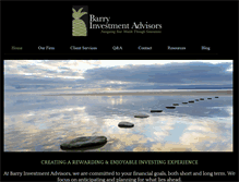 Tablet Screenshot of barryinvestmentadvisors.com